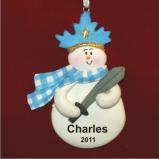 Snow Prince Christmas Ornament Personalized by RussellRhodes.com