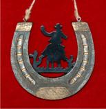 Horseshoe Christmas Ornament Personalized by Russell Rhodes