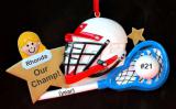 Lacrosse Ornament for Girl with Custom Face Add-on Personalized by RussellRhodes.com