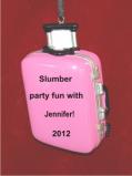 Slumber Party Girl Fun Christmas Ornament Personalized by RussellRhodes.com