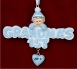 Grandma's 1st Granddaughter Christmas Ornament Personalized by RussellRhodes.com