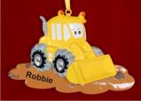 Bart the Bulldozer Christmas Ornament Personalized by Russell Rhodes