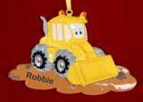 Bart the Bulldozer Christmas Ornament Personalized by RussellRhodes.com