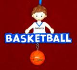 Basketball Christmas Ornament for talented Male Personalized by RussellRhodes.com