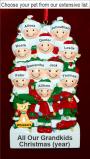 Holiday Lights Family of 10 Personalized Christmas Ornament Personalized by Russell Rhodes