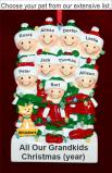 Holiday Lights Party of 9 Personalized Christmas Ornament Personalized by Russell Rhodes