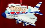 Our 1st Trip Together Travel Christmas Ornament Personalized by RussellRhodes.com