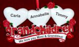 From 3 Grandkids to Grandparents Christmas Ornament Personalized by RussellRhodes.com