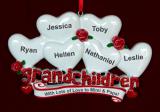 From 6 Grandkids to Grandparents Christmas Ornament Personalized by RussellRhodes.com