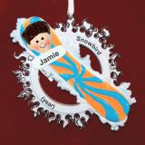 Snowboard Ornament for Boy or Girl Personalized by RussellRhodes.com