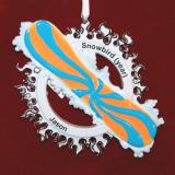 Snowboarding Christmas Ornament Rad Styles Personalized by RussellRhodes.com
