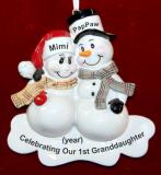 Our First Granddaughter Christmas Ornament Personalized by RussellRhodes.com