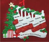 Grankids Stockings Hang with Love 9 Christmas Ornament Personalized by Russell Rhodes