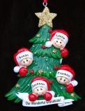 Grandparents Christmas Ornament Looking for Santa 4 Grandkids Personalized by RussellRhodes.com