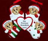 Grandparents Christmas Ornament Greatest Gift 4 Grandkids Personalized by RussellRhodes.com