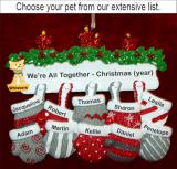 All 10 of Us Together for Christmas Christmas Ornament Personalized by Russell Rhodes