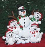 Grandmother with Four Grandkids Tabletop Decoration Personalized by Russell Rhodes