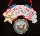Navy Military Hero Christmas Ornament Personalized by Russell Rhodes
