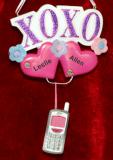 Love Christmas Ornament XOXO Personalized by RussellRhodes.com
