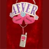 4EVER - For Ever Friends Christmas Ornament Personalized by Russell Rhodes