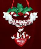 Special Godmother Christmas Ornament Personalized by RussellRhodes.com