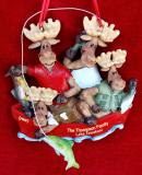 FIshing Christmas Ornament Family of 4 Personalized by RussellRhodes.com