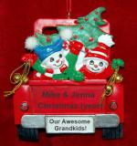 Grandparents Christmas Ornament 2 Grandkids We Got the Tree! Personalized by RussellRhodes.com