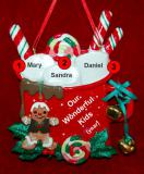 Family Christmas Ornament Cocoa in the Morning Just the 3 Kids Personalized by RussellRhodes.com