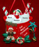 Single Mom Christmas Ornament Cocoa in the Morning 2 Children Personalized by RussellRhodes.com