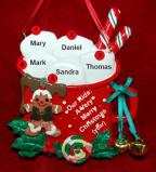 Family Christmas Ornament Cocoa in the Morning Just the 5 Kids Personalized by RussellRhodes.com