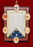 Boy Scouts Frame Christmas Ornament Personalized by Russell Rhodes
