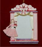 Clara Nutcracker Suite Photo Frame Christmas Ornament Personalized by Russell Rhodes