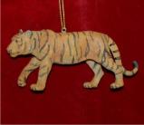 African Tiger Christmas Ornament Personalized by Russell Rhodes
