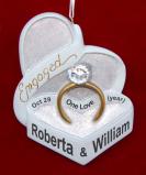 Engaged to be Married Christmas Ornament Personalized by RussellRhodes.com