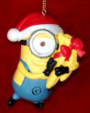 Despicable Me One-Eyed Carl Christmas Ornament Personalized by RussellRhodes.com