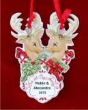 Xmas Deer Our 1st Christmas Christmas Ornament Personalized by Russell Rhodes
