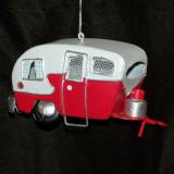 Old-Fashioned Camper Christmas Ornament Personalized by RussellRhodes.com
