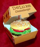 Deluxe Cheeseburger Christmas Ornament Get it to Go Personalized by RussellRhodes.com