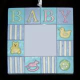 Baby Boy Frame Christmas Ornament Personalized by RussellRhodes.com