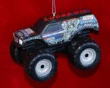 Lucas Crusader Monster Truck Christmas Ornament Personalized by RussellRhodes.com