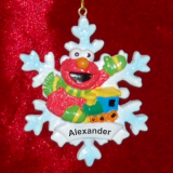 Winter Wonderland Elmo Christmas Ornament Frame Personalized by RussellRhodes.com