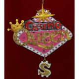 Queen of the Casino Christmas Ornament Personalized by RussellRhodes.com