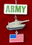 Army Christmas Ornament Personalized by RussellRhodes.com