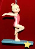 Gymnastics Christmas Ornament Floor Exercise Personalized by RussellRhodes.com