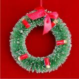 Hunter's Christmas Wreath Christmas Ornament Personalized by Russell Rhodes