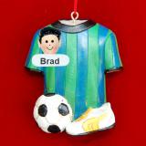 Soccer Ornament for Boy or Girl Personalized by RussellRhodes.com