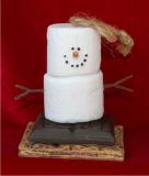 S'Mores Snowman Joy Christmas Ornament Personalized by Russell Rhodes