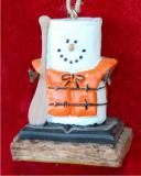 S'Mores Canoeing Ornament Christmas Ornament Personalized by Russell Rhodes