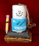 S'Mores #1 Teacher Christmas Ornament Personalized by RussellRhodes.com