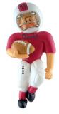 African American Football Player Christmas Ornament Male Personalized by RussellRhodes.com
